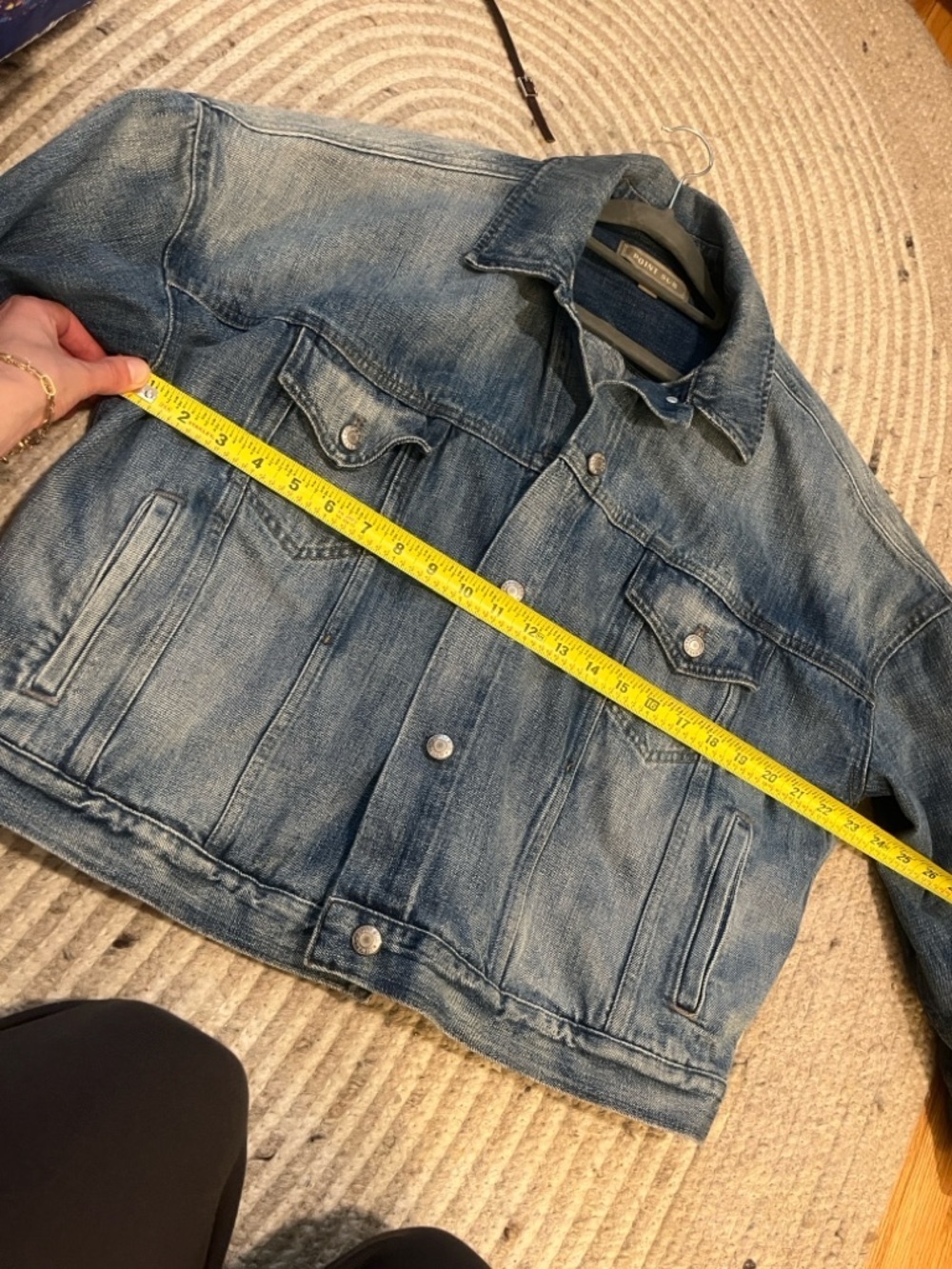 Point Sur Limited Edition Oversized Trucker Denim Jacket Medium wash - Picture 7 of 7